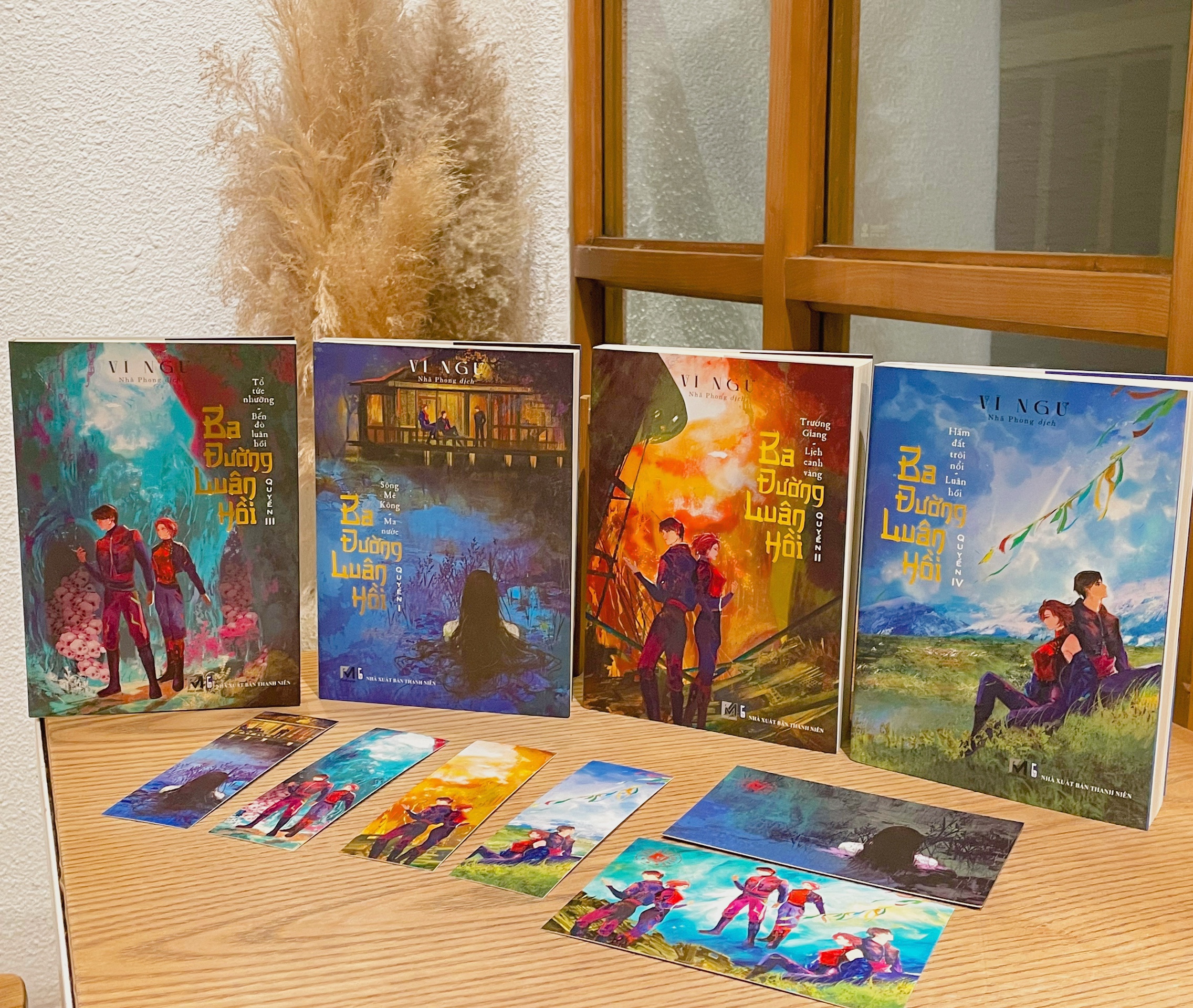 Sách tiểu thuyết - ba đường luân hồi - vĩ ngư - phúc minh books