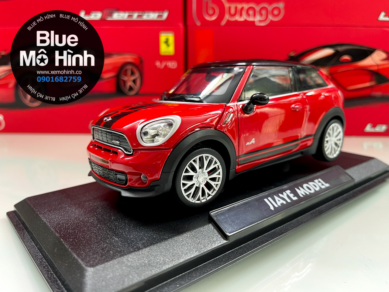 Blue mô hình | Xe mô hình Mini Cooper Paceman 1:24