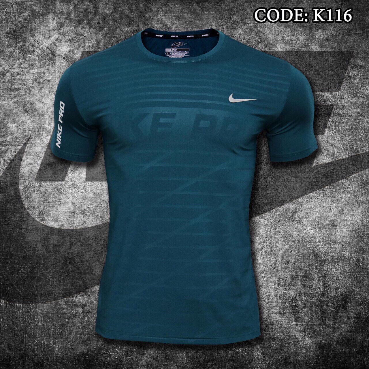 [HCM]Áo thun thể thao nam dập vân cao cấp nhiều màu phong cách