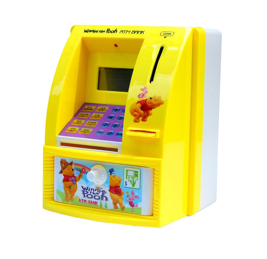 Két sắt đựng tiền cây atm cho bé