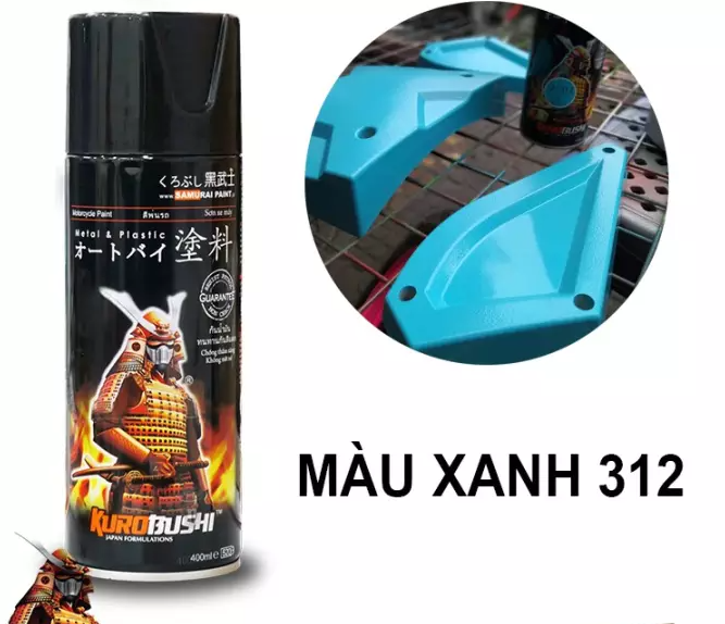 [HCM]Sơn xịt Samurai màu Xanh Da Trời - 312 (400ml)