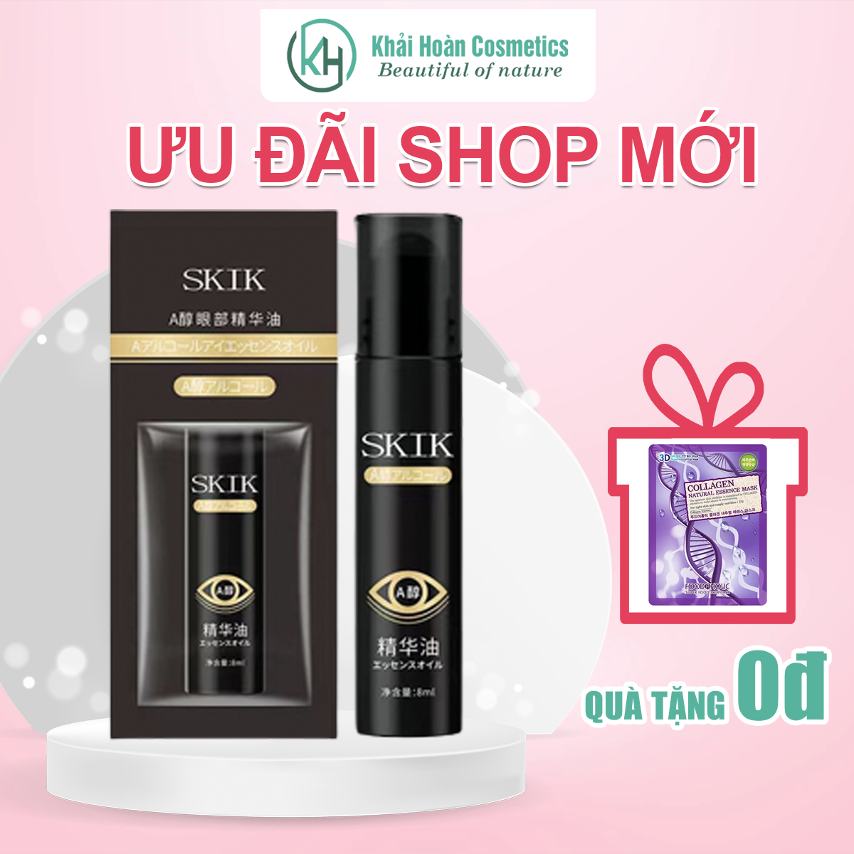 Thanh lăn tan bọng mắt SKIK giảm quầng thâm mắt, mờ nếp nhăn