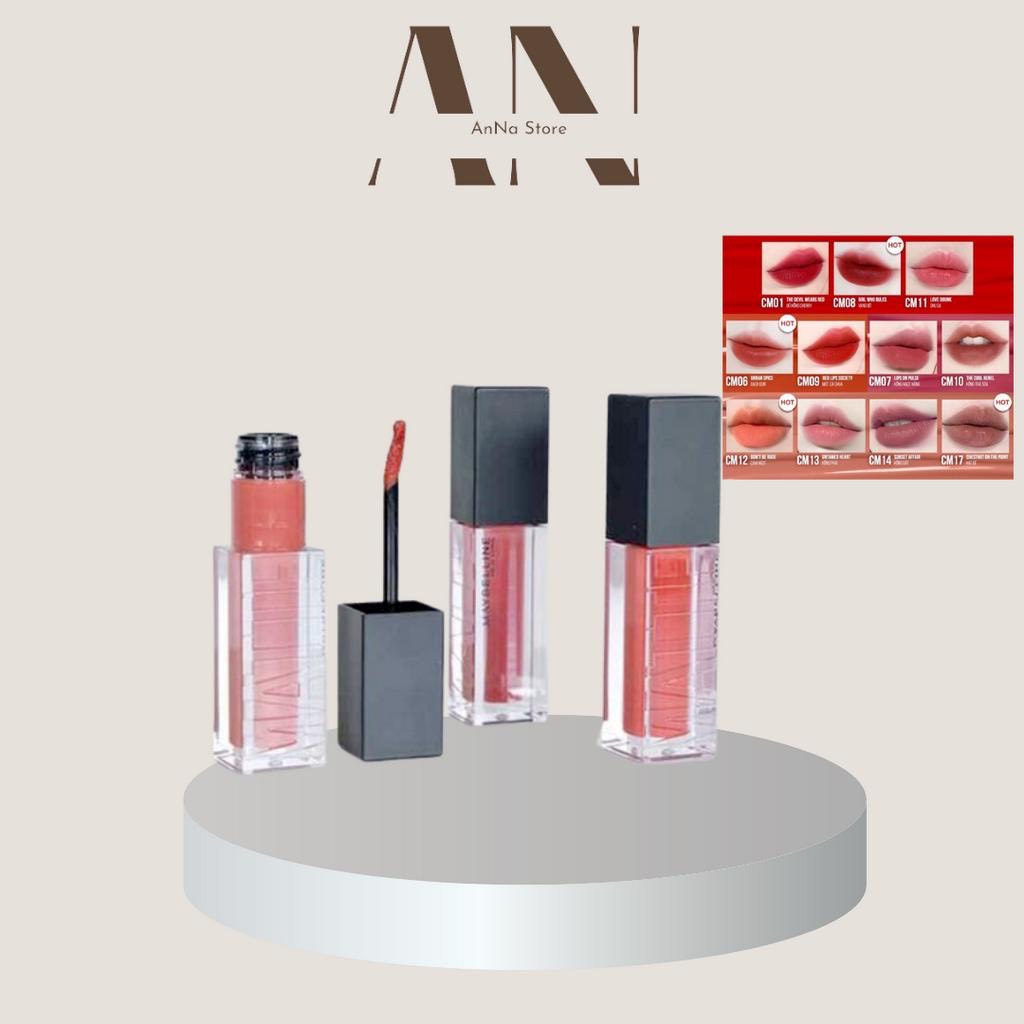 Son kem mịn lì như nhung, tạo hiệu ứng đa chiều maybelline cushion mattes new york 6.4ml