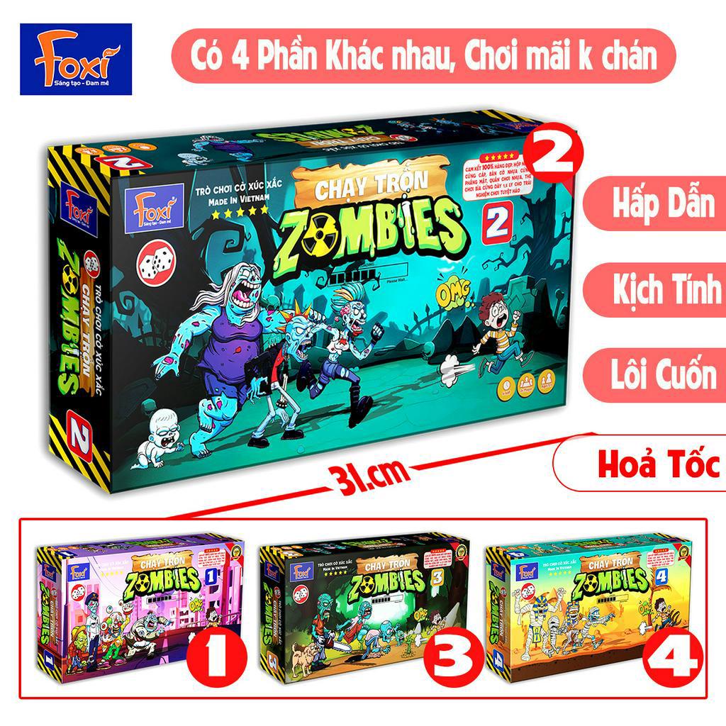 Đồ chơi board game - chạy trốn zombies foxi nam châm