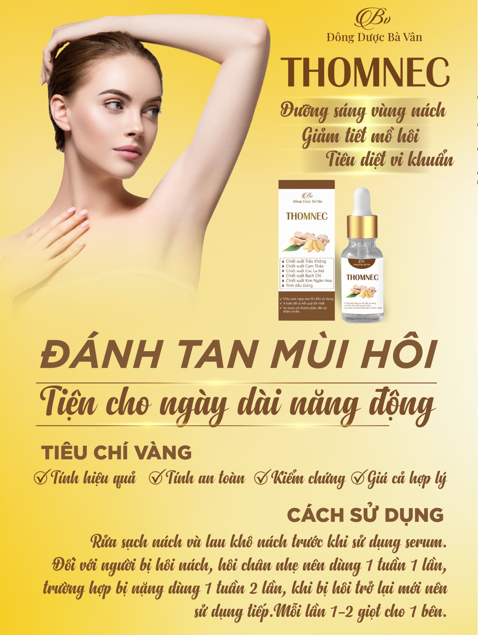 Sản phẩm chính hãng - thomnec hết hôi nách, hôi chân, mồ hôi tay - hiệu quả ngay lần dùng đầu tiên