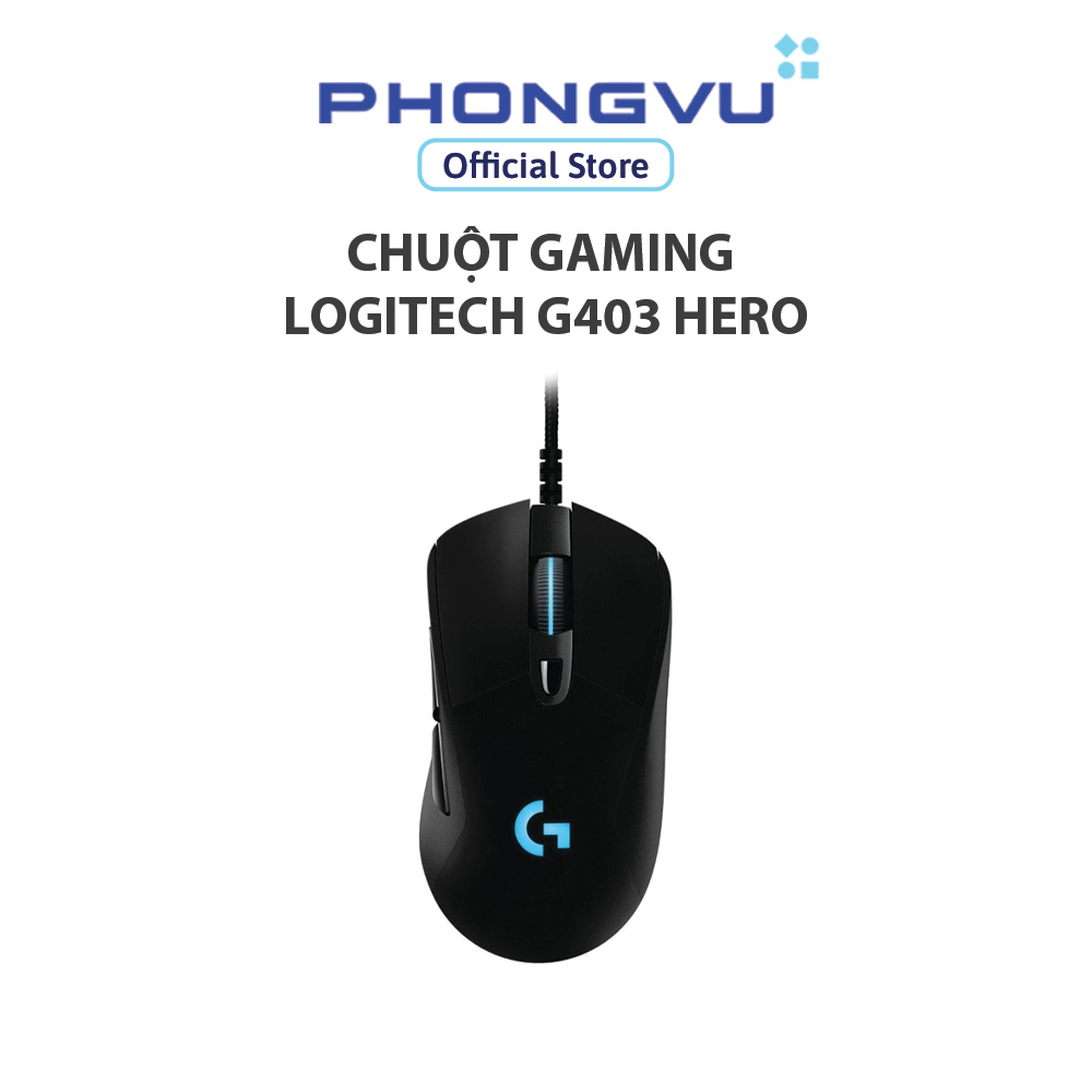 Chuột gaming Logitech G403 Hero - Bảo hành 24 tháng