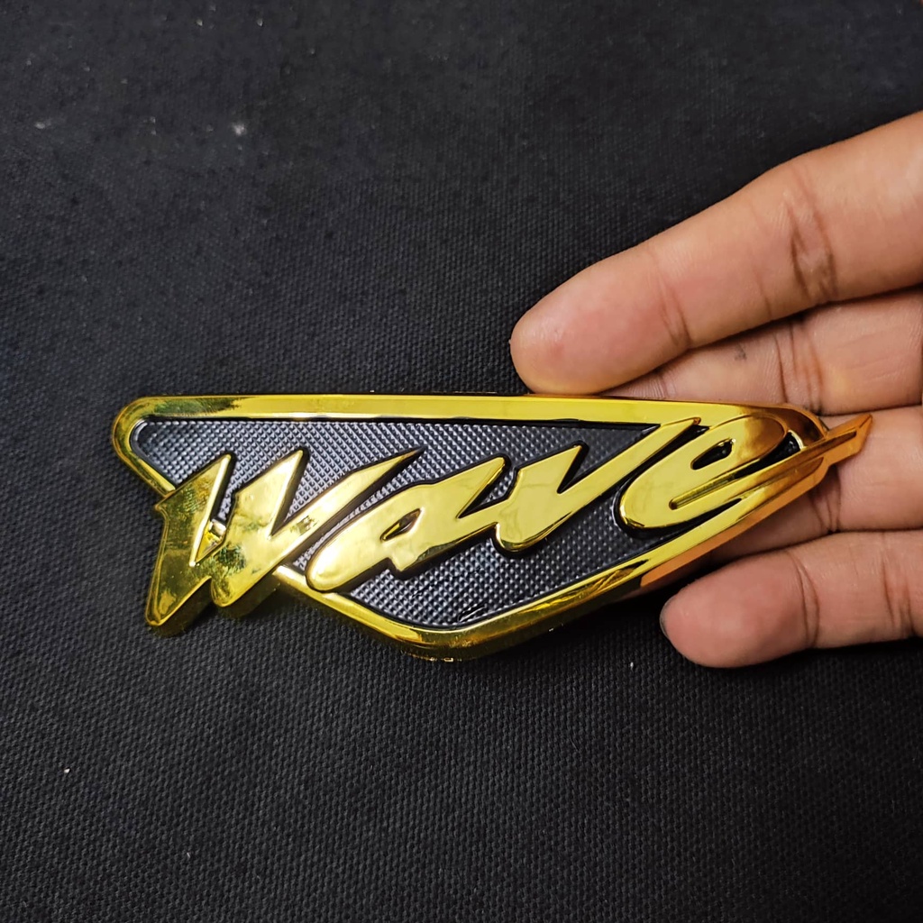 Tem logo nổi wave,tem logo mặt nạ nhựa cứng trang trí các dòng xe wave cao cấp siêu đẹp