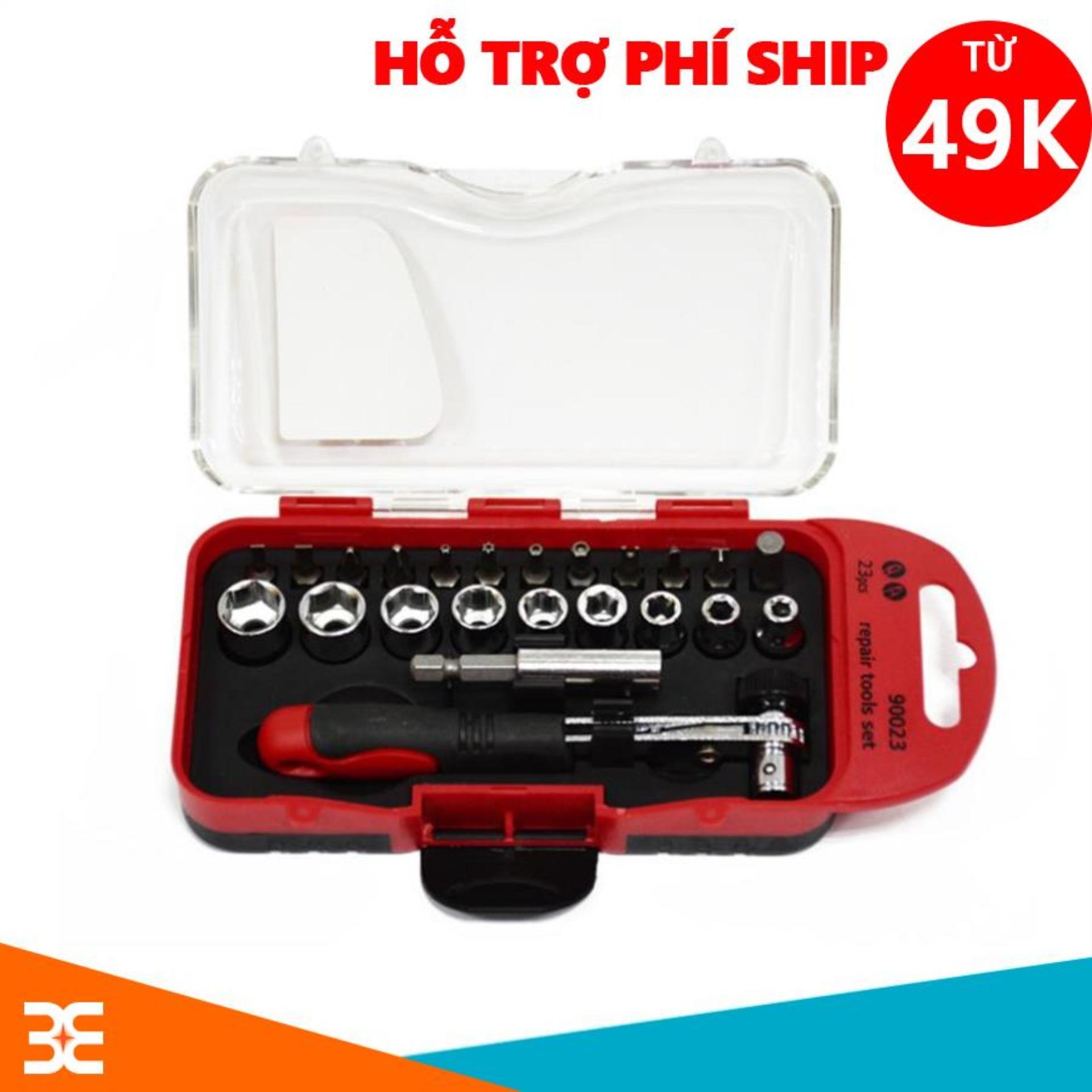 Bộ cờ lê tô vít sửa chữa đa 23 chi tiết lechgtools lc-90023
