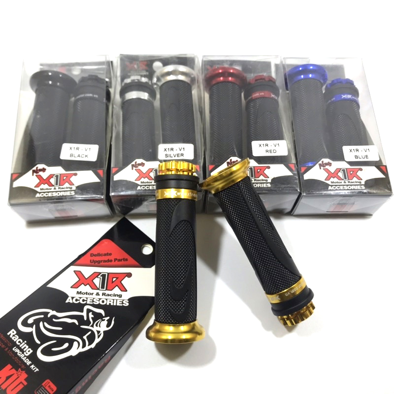 [CÓ VIDEO - CHÍNH.HÃNG] 01 Đôi bao tay tay nắm hãng X1R Chất liệu cao su nhám gai cực mềm và cực bám tay lái - 5 màu