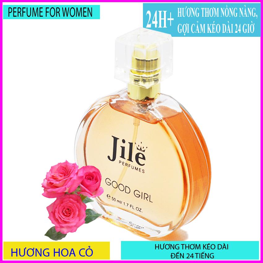 Nước hoa nữ thơm lâuJile Good girl50ml cao cấp chính hãng hương thơm ngọt ngào quyến rũ dịu nhẹ