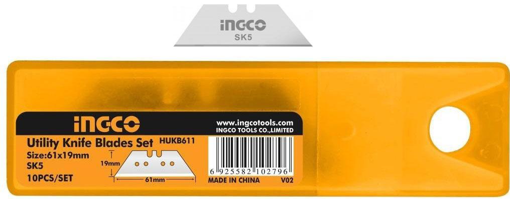 Bộ 10 dao tiện dụng ingco hukb611
