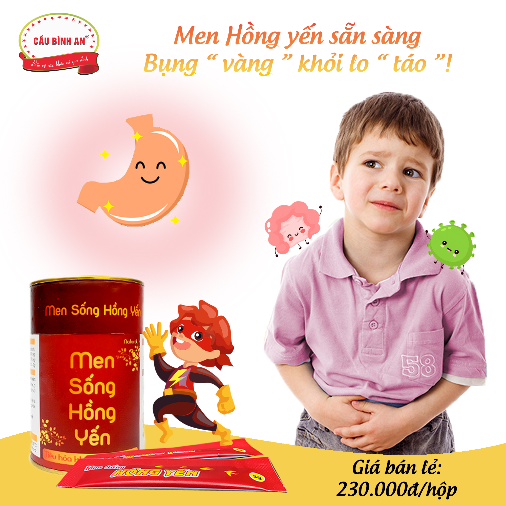 men sống hồng yến cầu bình an