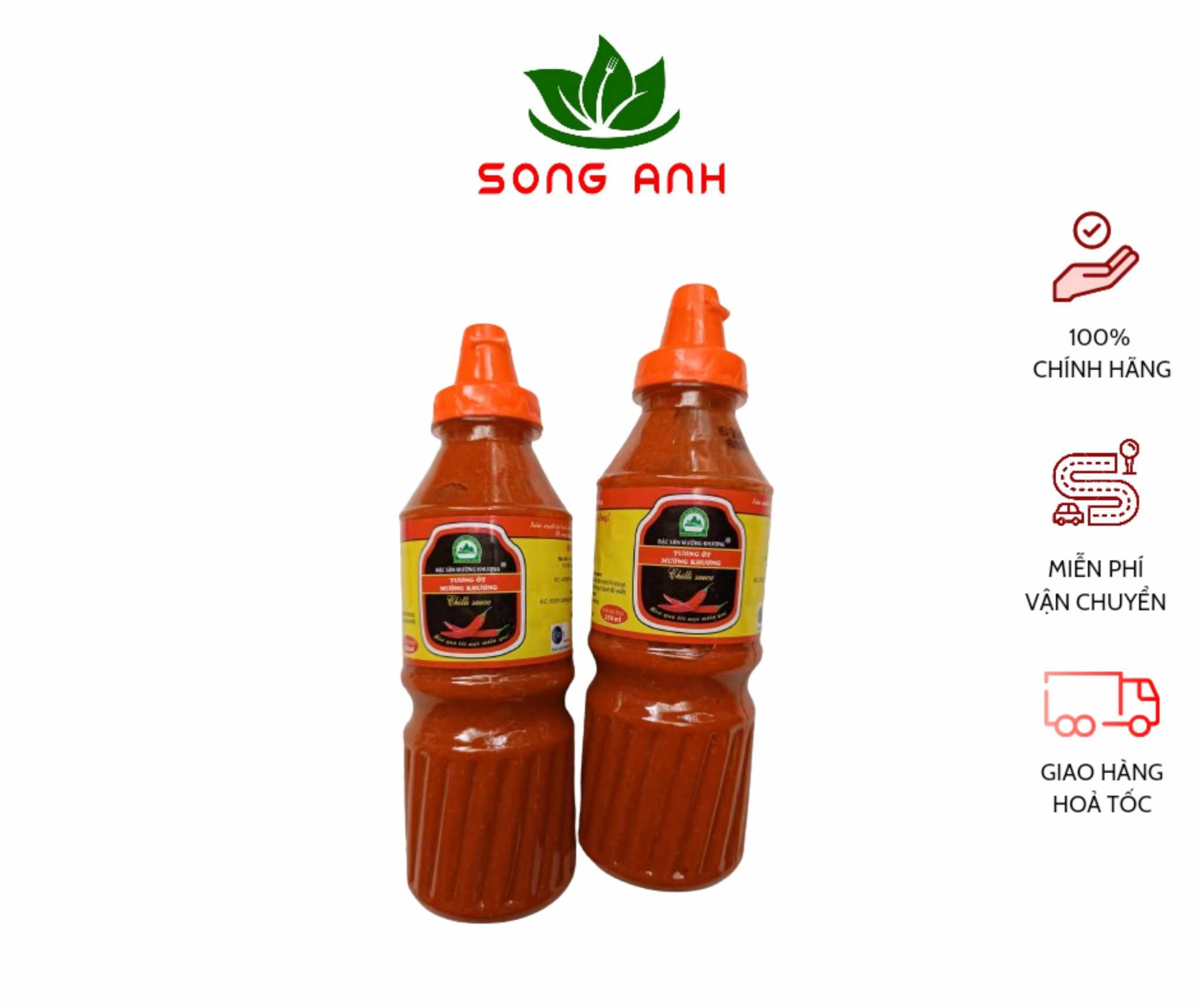 Tương ớt Mường Khương đặc sản Lào Cai chai 250ml date 6/2025, tương cay ăn phở kiểu Bắc.