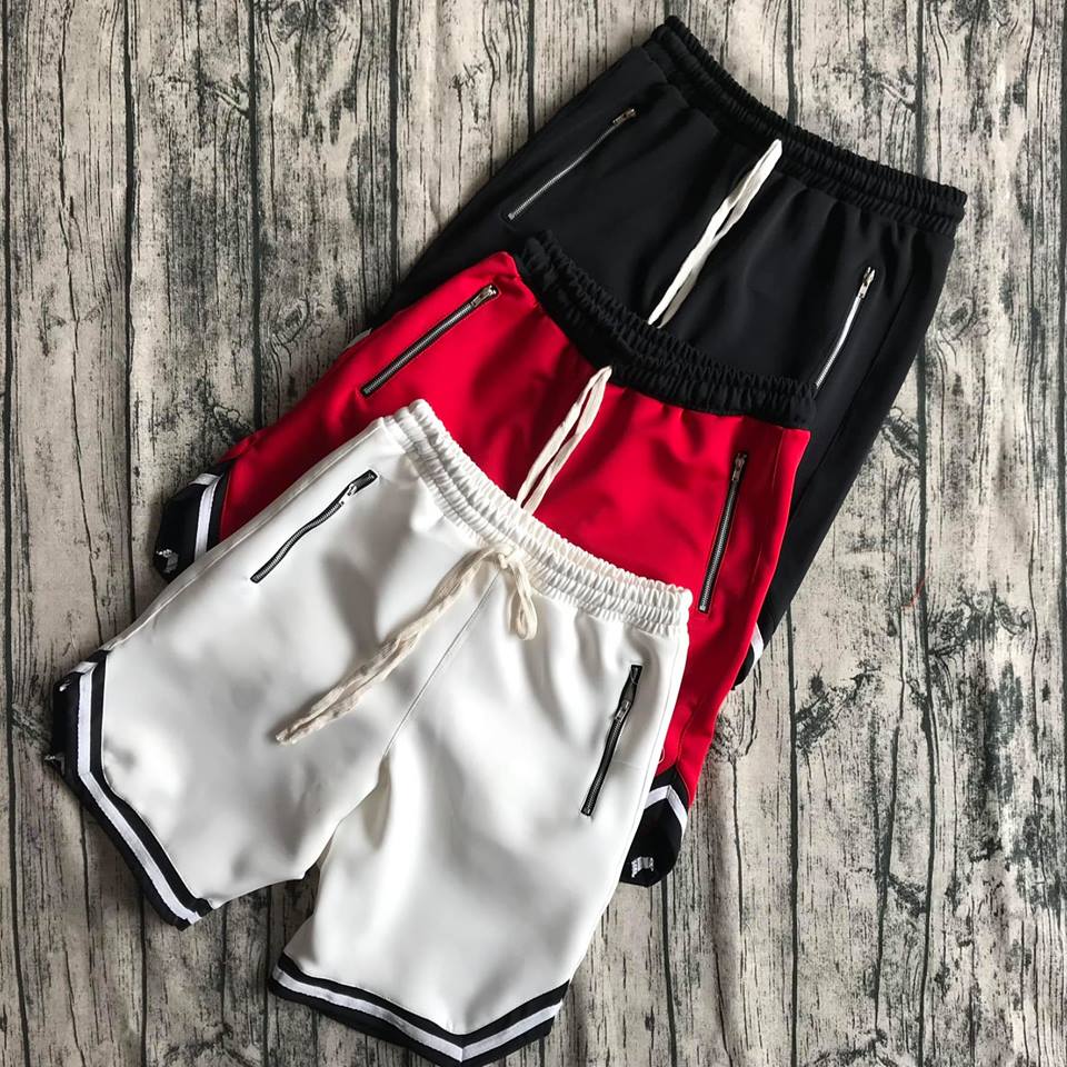 Quần short ngắn thun v 1 line nam nữ unisex