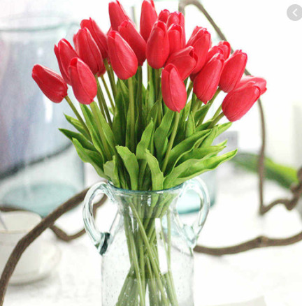 Bông-Hoa-Tulip-Nhân-Tạo-Hoa-Giả-Đơn-Pu-Cao-Cấp-Phòng-Khách-Kiểu-Bắc-Âu -Trang-Trí-Nhà-Cửa