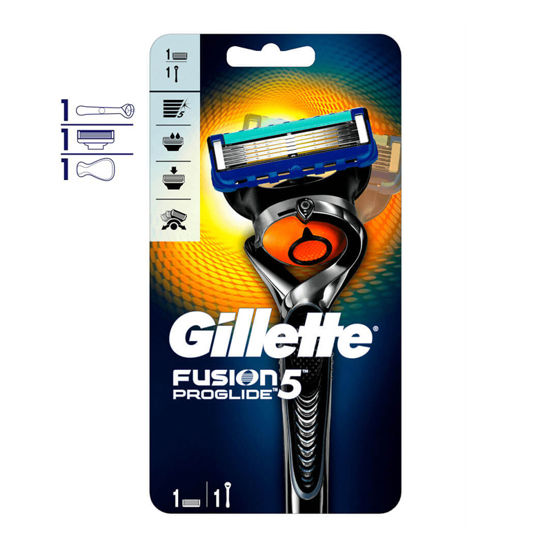 Dao cạo râu 5 lưỡi kép Gillette Fusion 5+1 Proglide