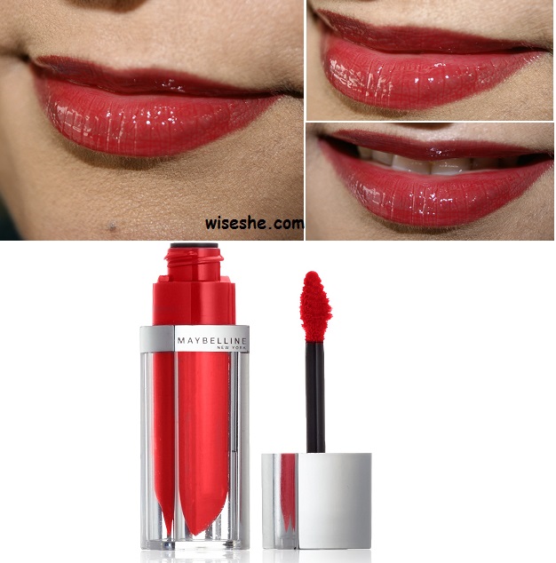 Son Bóng Maybelline Color Elixir Liquid Balm Lip Gloss 020 Signature Scarlet 5ml Màu Đỏ Cam