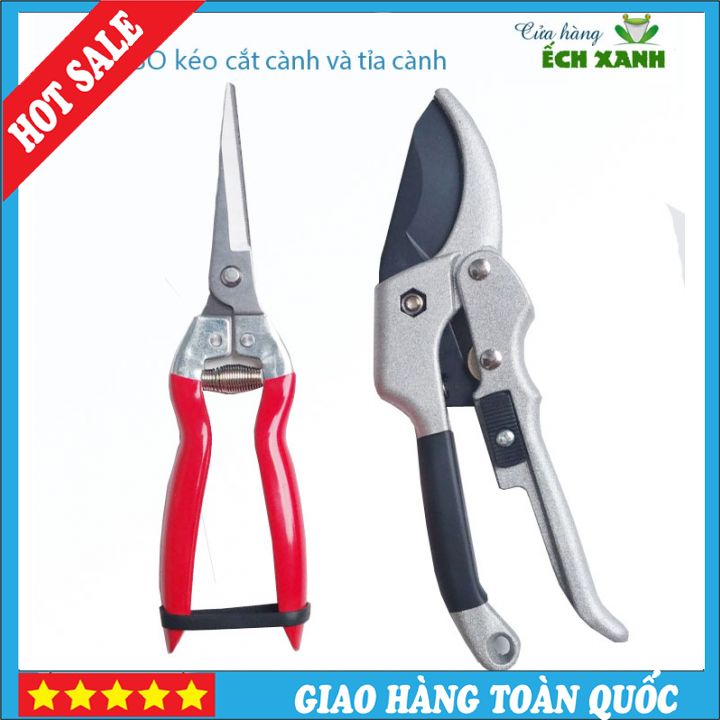 Kéo Cắt Tỉa Cành Cao Cấp combo kéo cắt tỉa