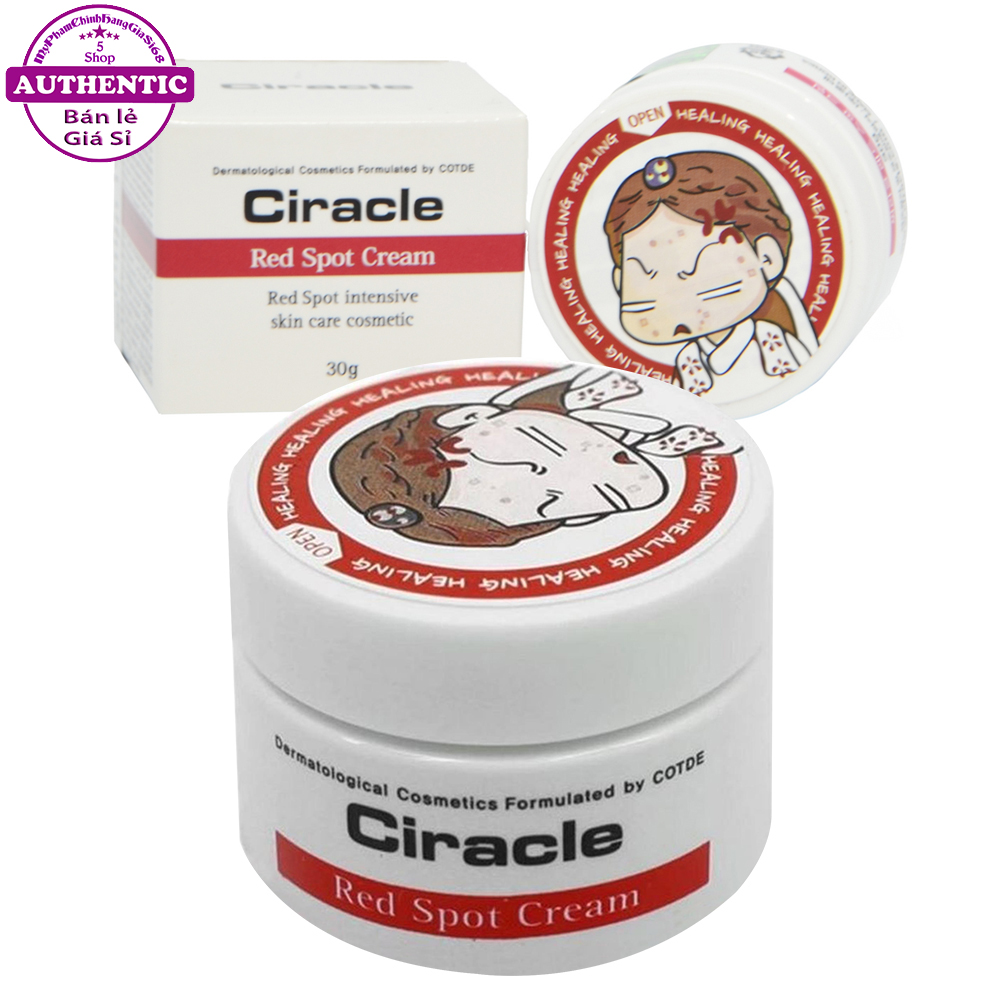 Kem mụn ciracle làm giảm và ngăn mụn thâm sẹo do mụn red spot cream korea