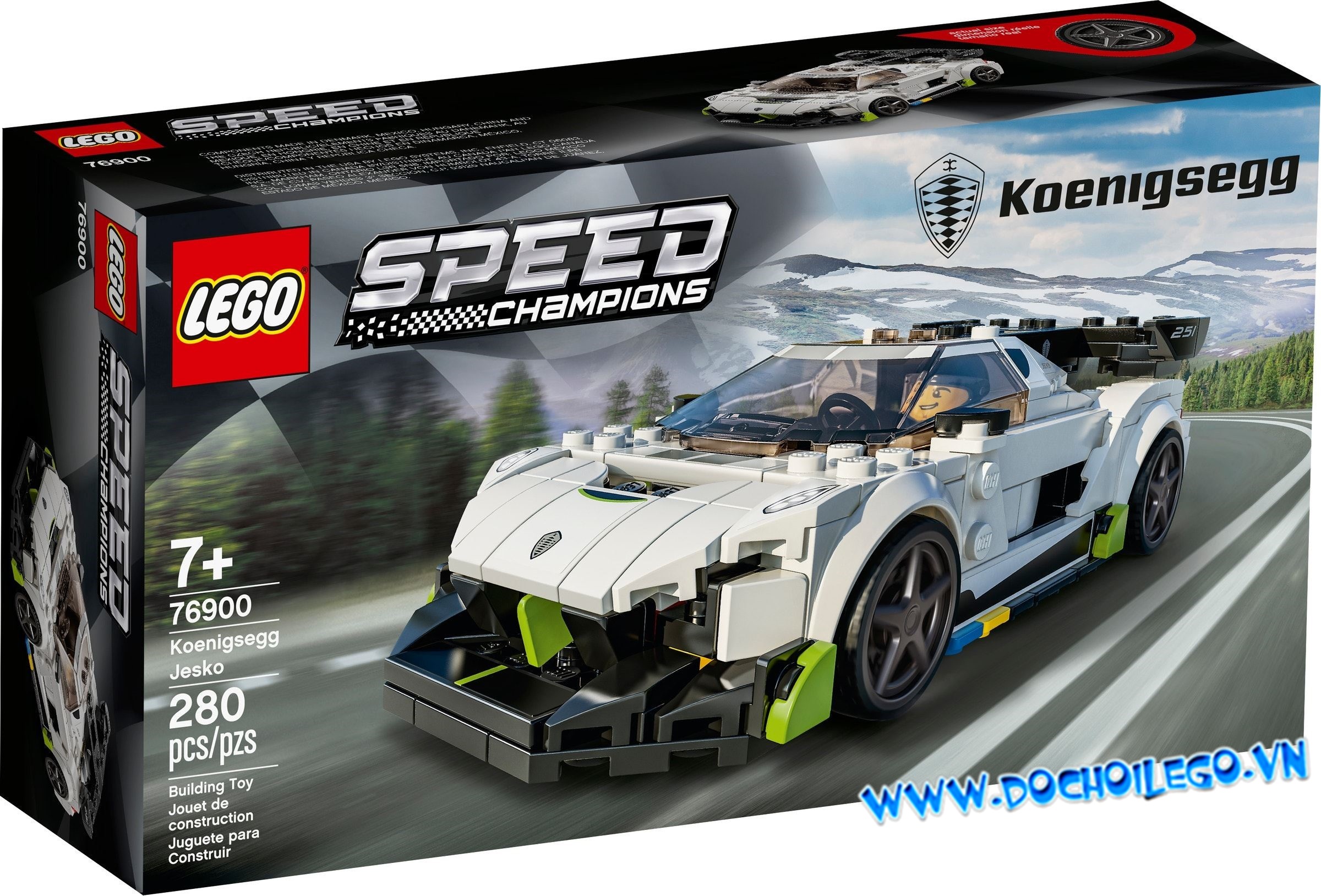 76900 LEGO Speed Champions Koenigsegg Jesko - Đồ chơi LEGO Siêu xe