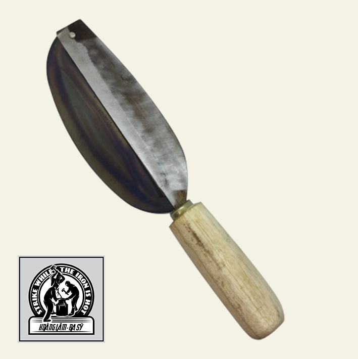 Dao thái hoa chuối, dao bào THÉP bản to nhíp xe (dao lạo, dao nạo, dao chuối, dao hoa chuối) NHÍP 100% - HL22 Dao nhà bếp Hoàng Lâm - Đa Sỹ