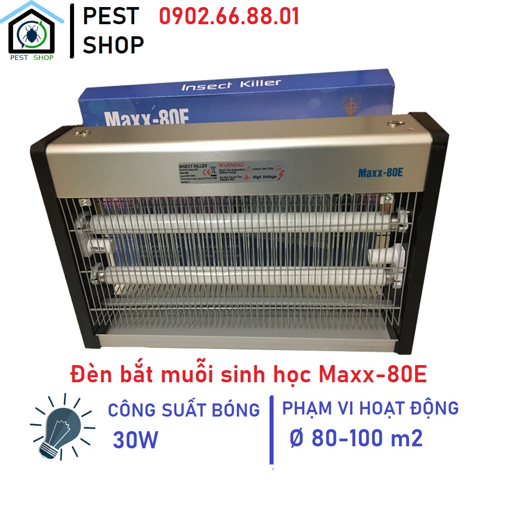 Đèn bắt muỗi, Đèn diệt muỗi Maxx-80E Bảo hành 1 năm