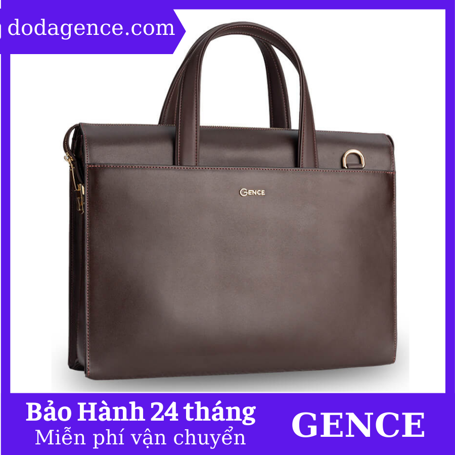 Túi xách, cặp thời trang công sở nam khóa số cao cấp da bò nappa cts11 nâu