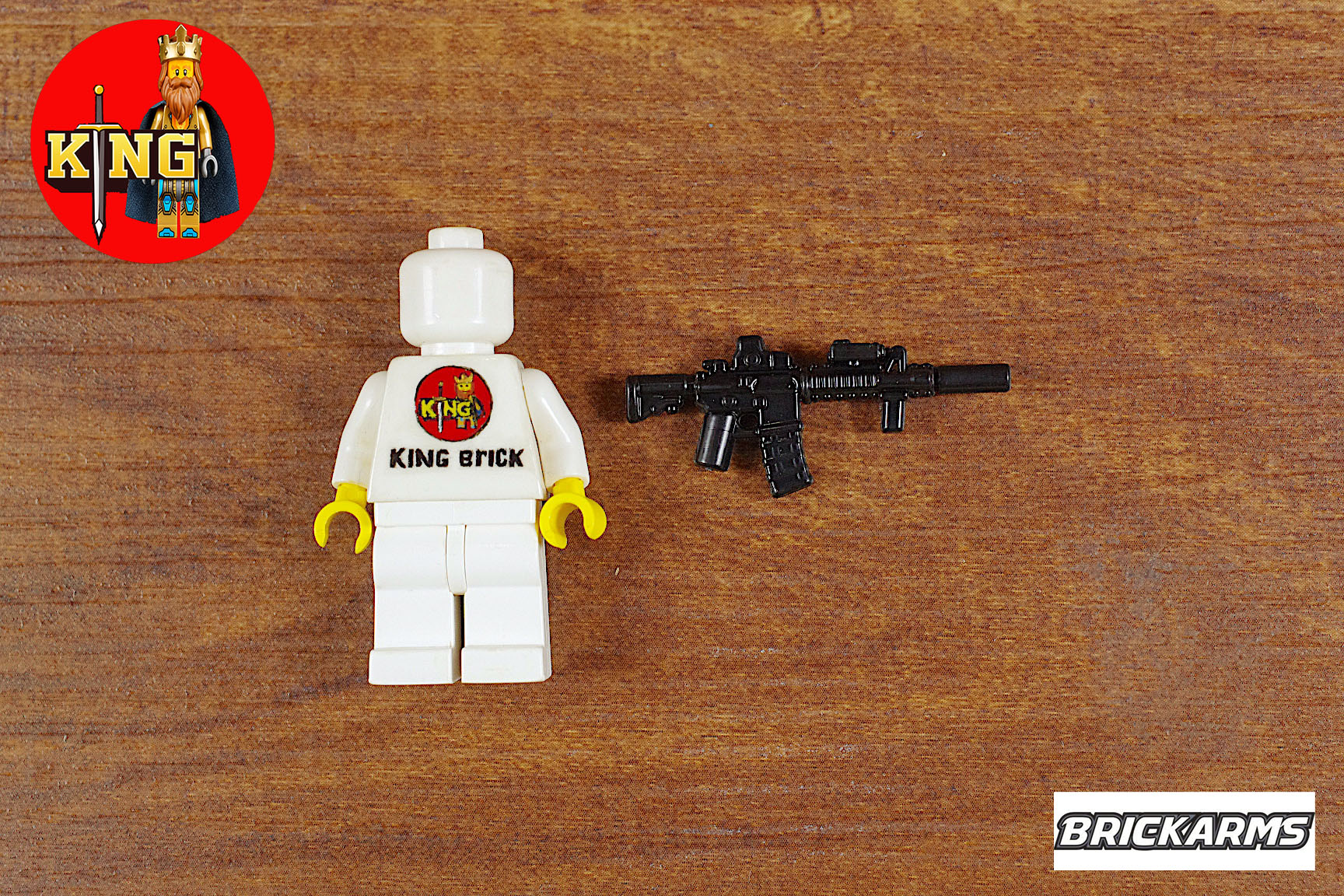 Brickarms® m4 force recon w/ peq black peq
