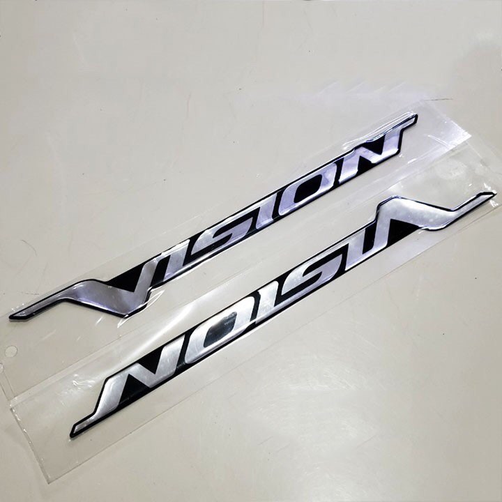Cặp tem chữ vision đời cũ zin