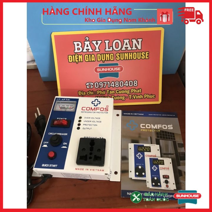 Bảo Vệ Tủ Lạnh 💢  HÀNG CHÍNH HÃNG 💢 Thiết Bị Bảo Vệ Tủ Lạnh COMFOS [NPP Vĩnh Phúc- Bảy Loan]