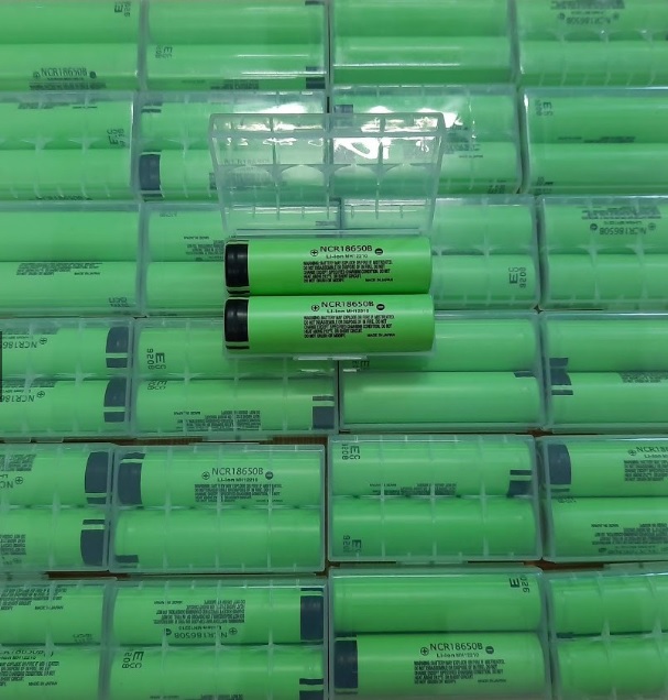 Pin 18650 panasonic 3400mah ncr 5c cho box sạc dự phòng, đèn