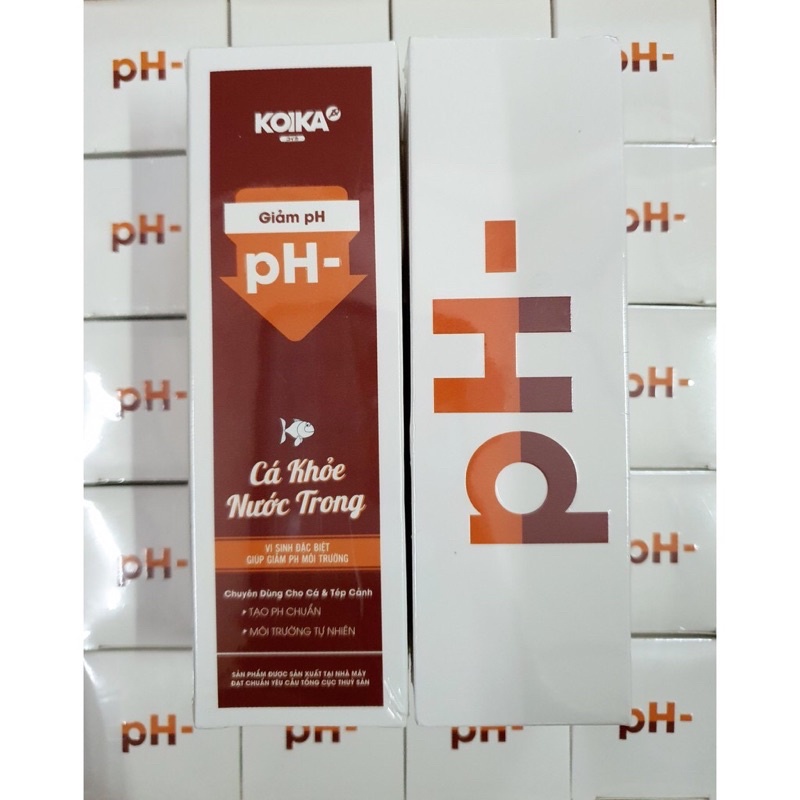 Koika ph- dung dịch giảm ph cho hồ cá cảnh, hồ thủy sinh, chai 105ml