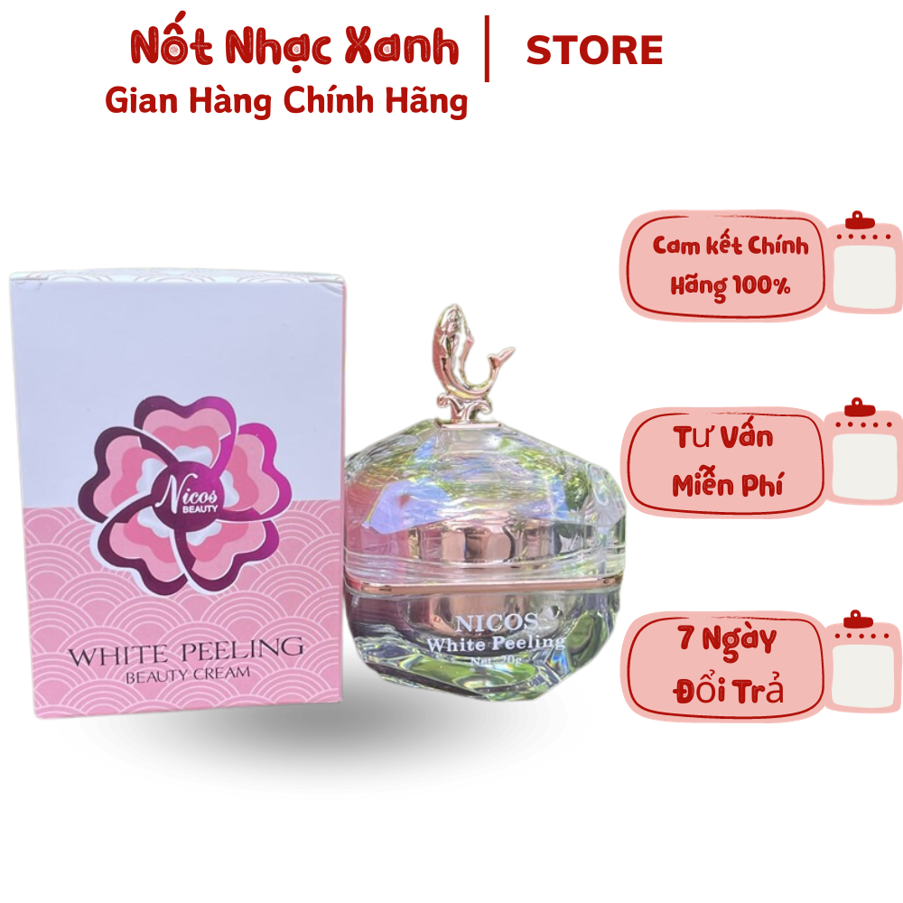 Kem Face Tái Tạo Da Trắng Da, Giảm Nám NICOS