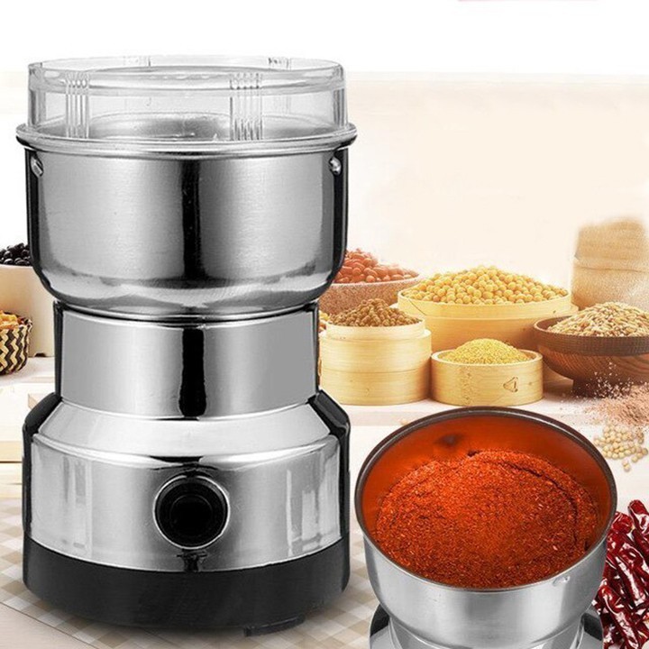 Máy xay bột khô  mini - Máy Xay Hạt Khô, Xay Tiêu,Xây Cà Phê,Xay Ngũ Cốc
