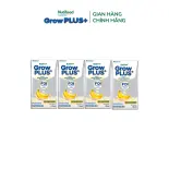 Combo 2 Thùng 24 hộp Sữa bột pha sẵn Nutifood Sweden GrowPLUS+ Vị Chuối Sữa hộp 110ml - Hỗ trợ phát triển chiều cao