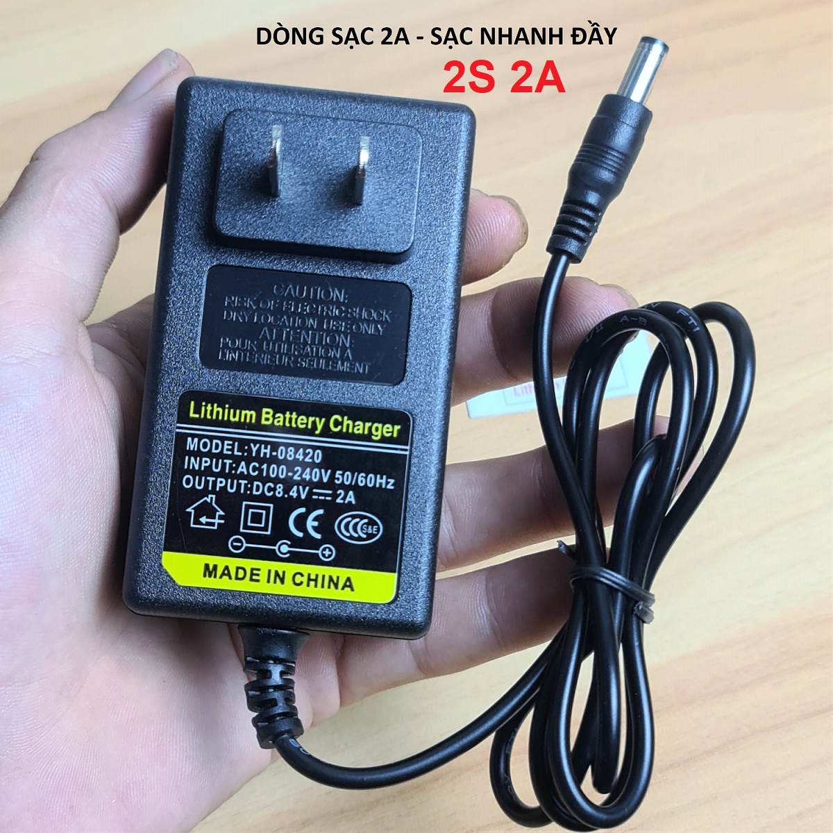  Sạc 1S 4.2V   2S 8.4V   3S 12.6V  4S 16.8V  5S 21V  6S 25.2V Chuyên dùng sạc pin 18650 sạc pin máy khoan sạc pin xe điện trẻ em. Sạc Pin lithium nhiều mẫu -Limo 