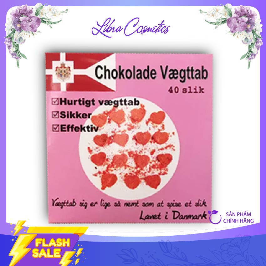 Kẹo socola giảm cân chính hãng Đan Mạch Chokolade Vaegttab Slimming Care