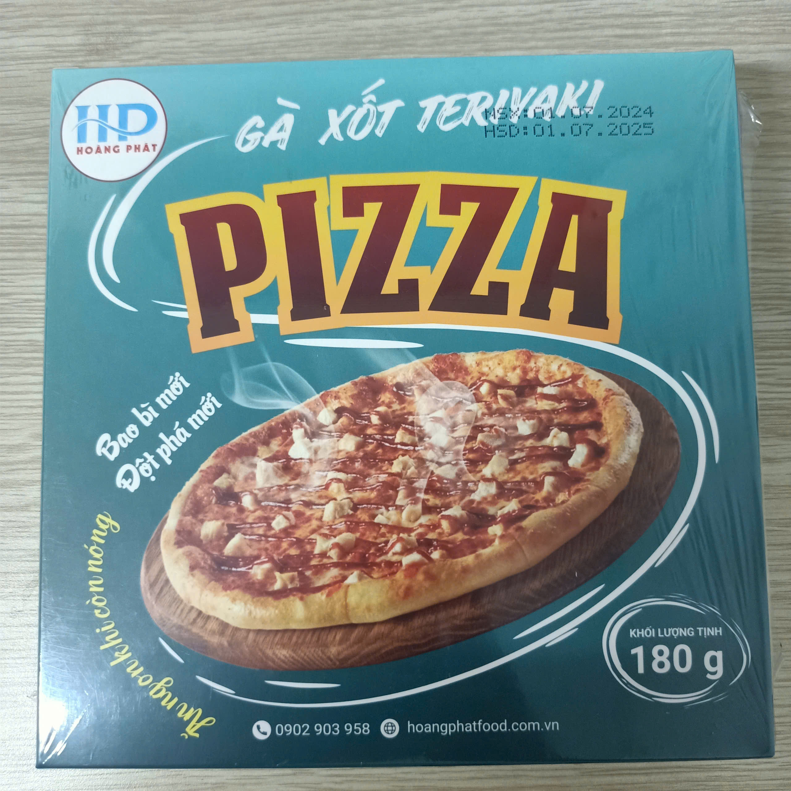 Pizza gà xốt teriyaki
