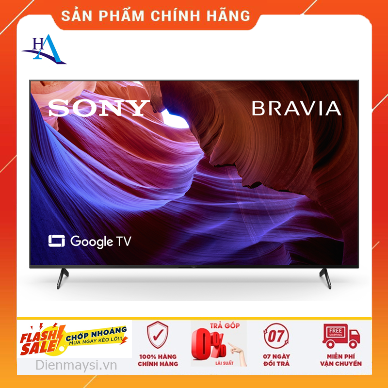 Google Tivi Sony 4K 85 inch KD-85X85K Remote tích hợp tích micro tìm kiếm giọng nói