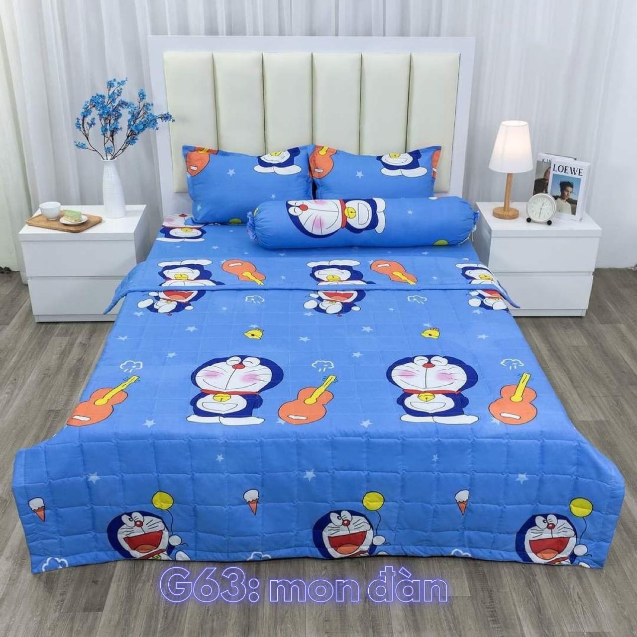 Chăn hè thu trần bông 3 lớp cotton poly 1m6x2m mẫu caro kho chăn ga gối, ga giường, drap giường- chăn hè thu cotton - mền trần bông