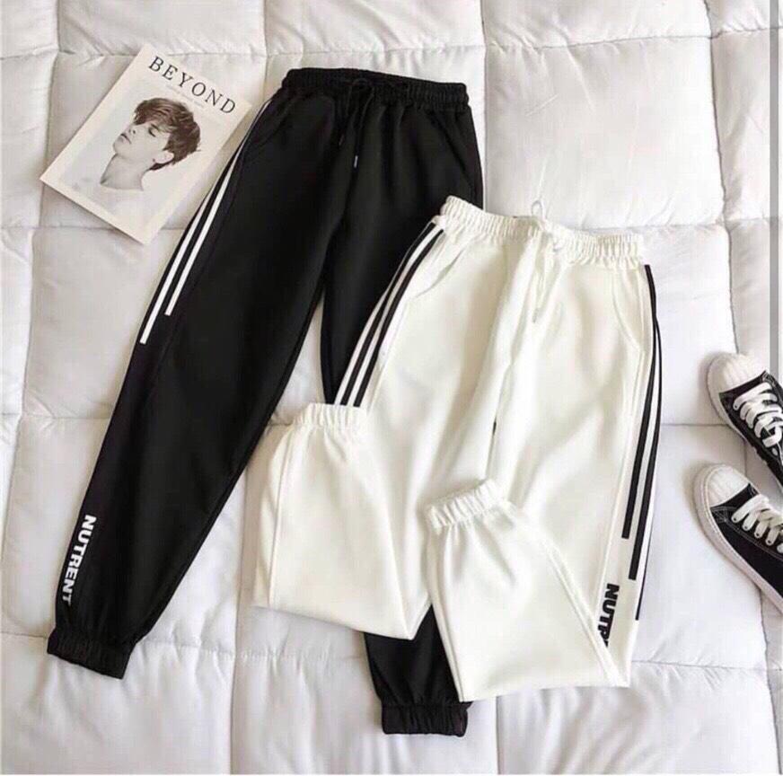 [HCM]Quần Jogger 3 Line Phối Chữ NUTRENT Nam Nữ Đều Mang Được Phong Cách Thể Thao Kiểu Dáng Trẻ Trung Năng Động Đủ Size