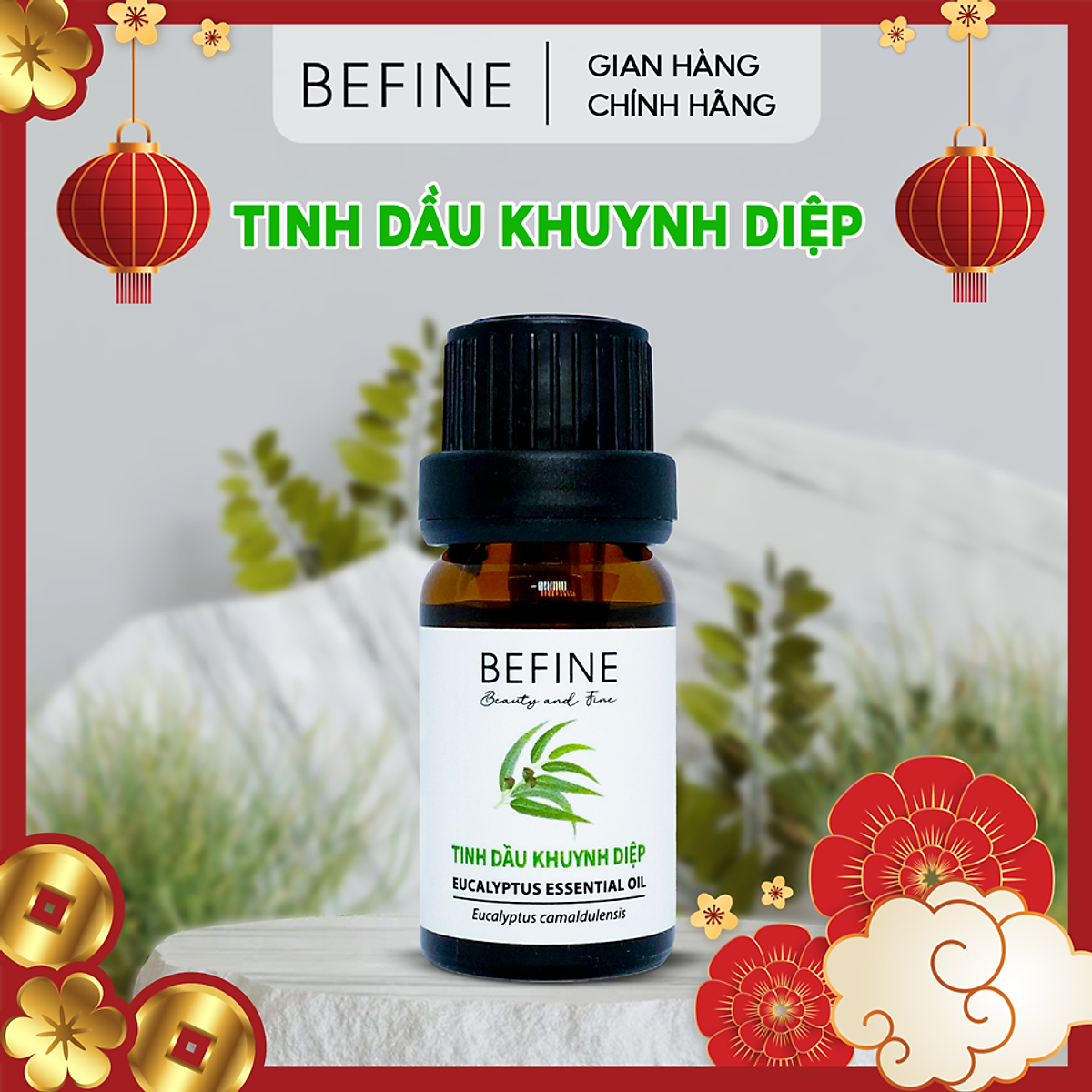 Tinh dầu khuynh diệp Befine - Tinh dầu bạch đàn nguyên chất cho bé (có kiểm nghiệm GCMS)