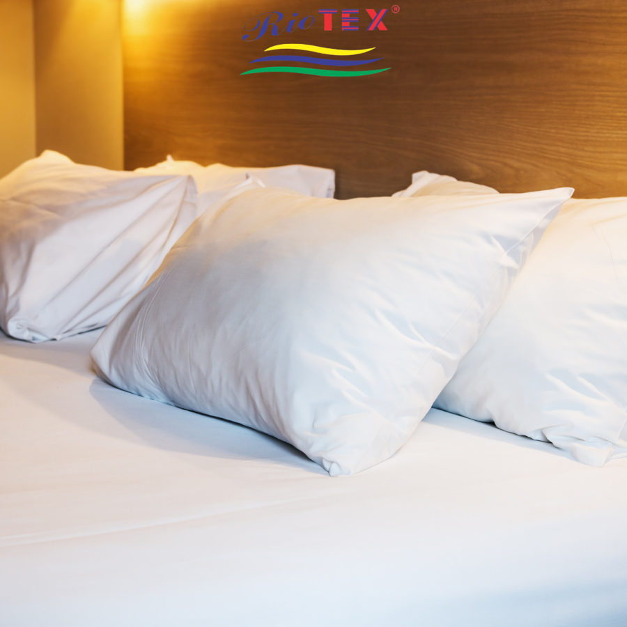 [HCM]Vỏ Gối Cotton Khách Sạn Trắng Trơn RIOTEX Đủ Kích Thước
