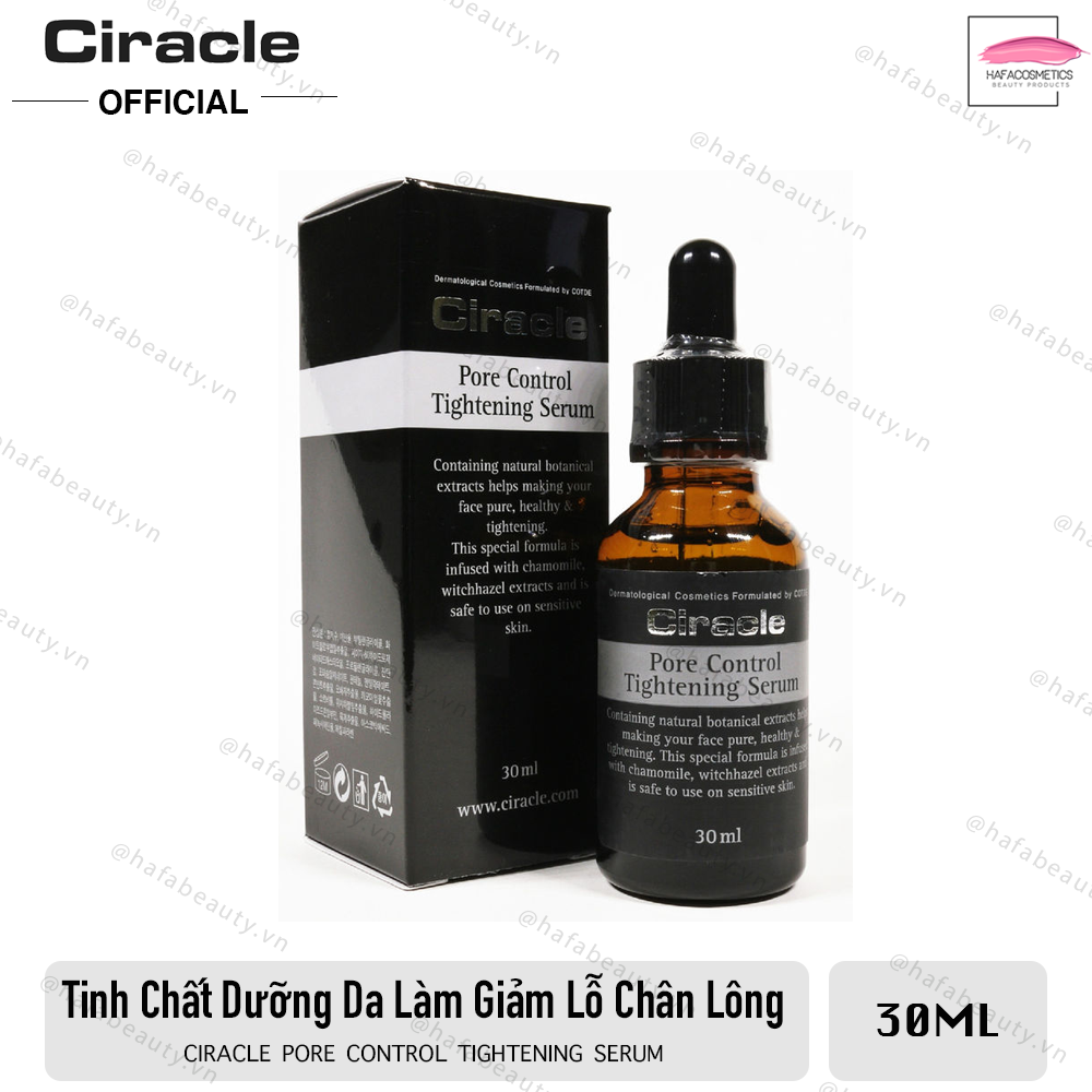 Serum dưỡng da se khít lỗ chân lông Ciracle Pore Control Tightening Serum 30ml
