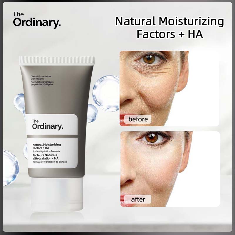 The Ordinary Natural Moisturizing Factors + HA kem dưỡng ẩm da mặt phục hồi da khóa ẩm Mềm Mịn Da chính hãng