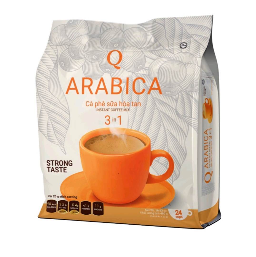 Cà phê arabica bịch to trần quang