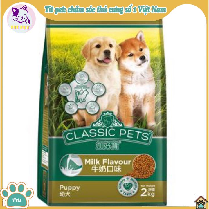 Đồ Ăn Cho Chó Con Classic Pet Hương Vị Sữa 400G