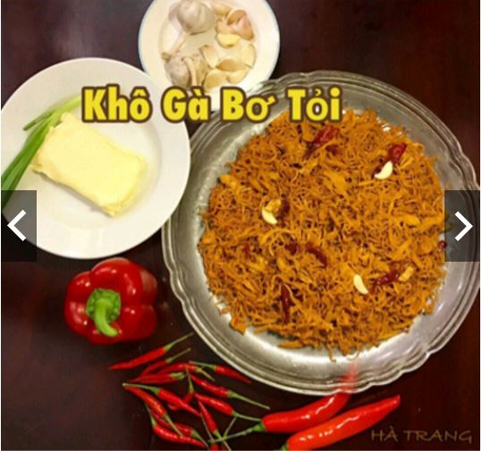Combo 0.5kg khô gà lá chanh + 0.5kg khô gà bơ tỏi