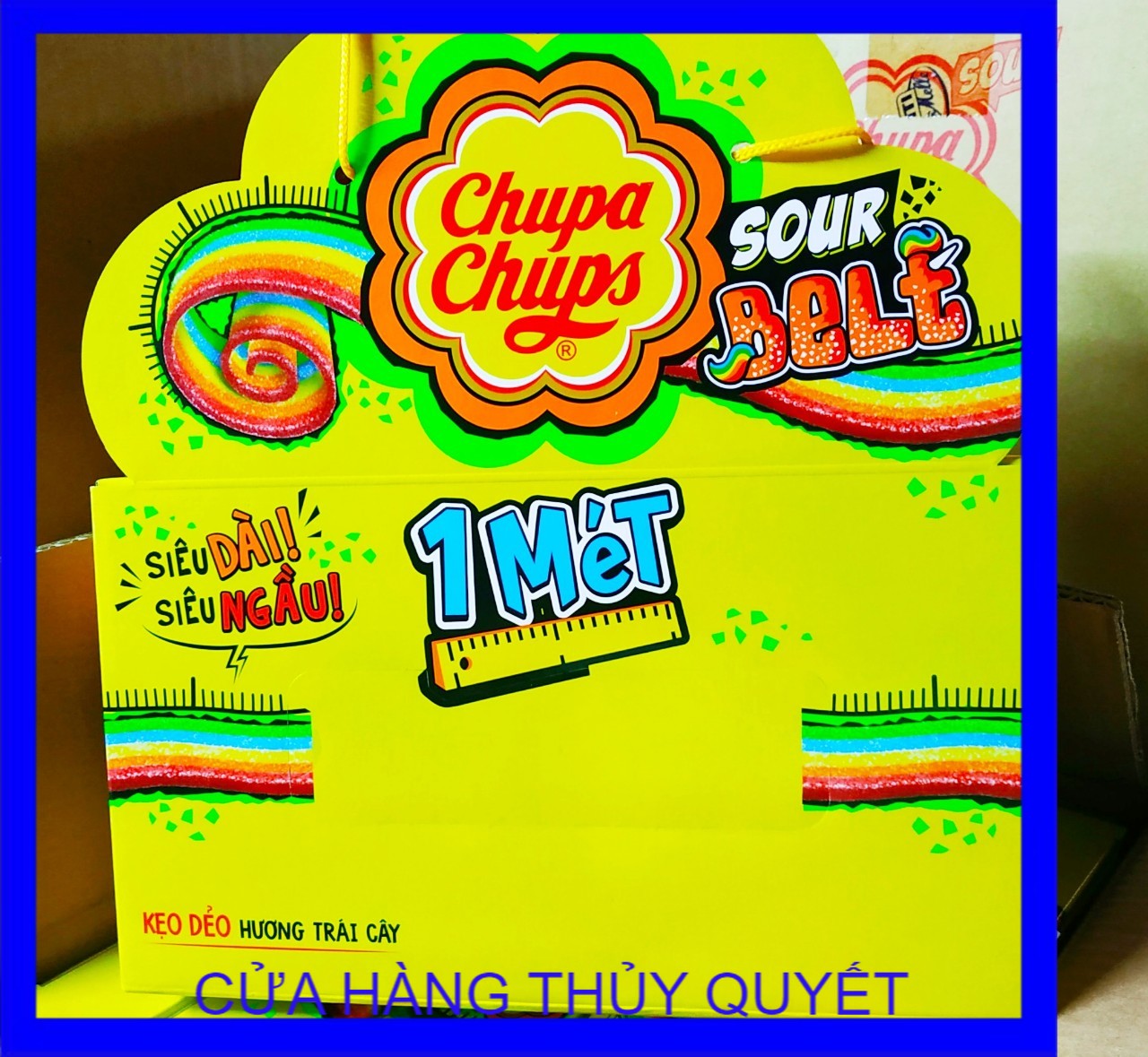HOT Kẹo dẻo Chupa Chups cầu vồng 1 mét - kẹo dẻo ngon cầu vồng 1m các bé yêu thích