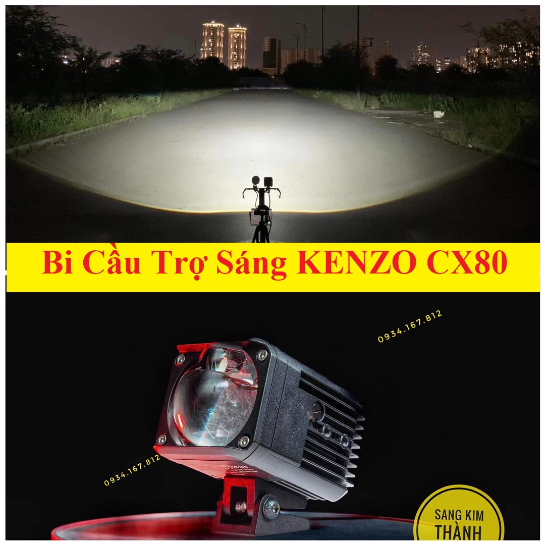 Đèn bi cầu trợ sáng kenzo cx80
